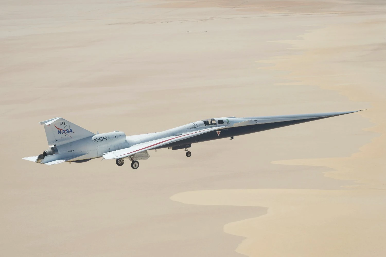 NASA's X-59 takes a break from flight testing for a trip to Florida ...
