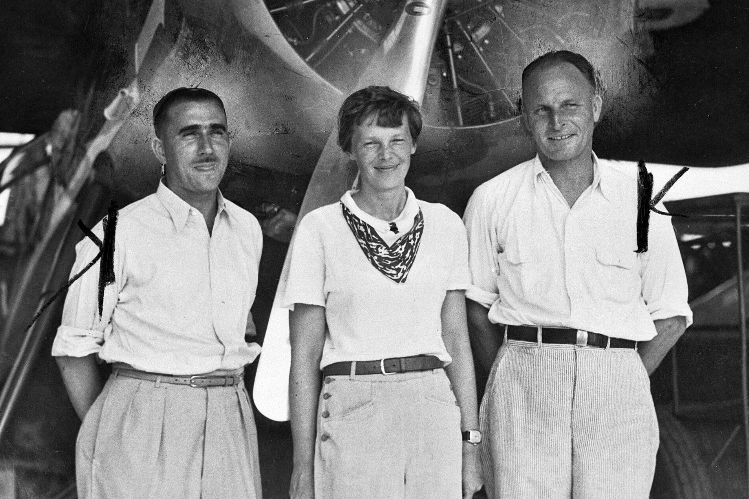 Paul Mantz, Amelia Earhart, and Marshall Headle