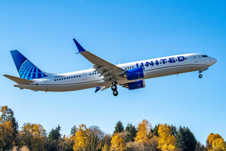 United Airlines' first 737 MAX 10