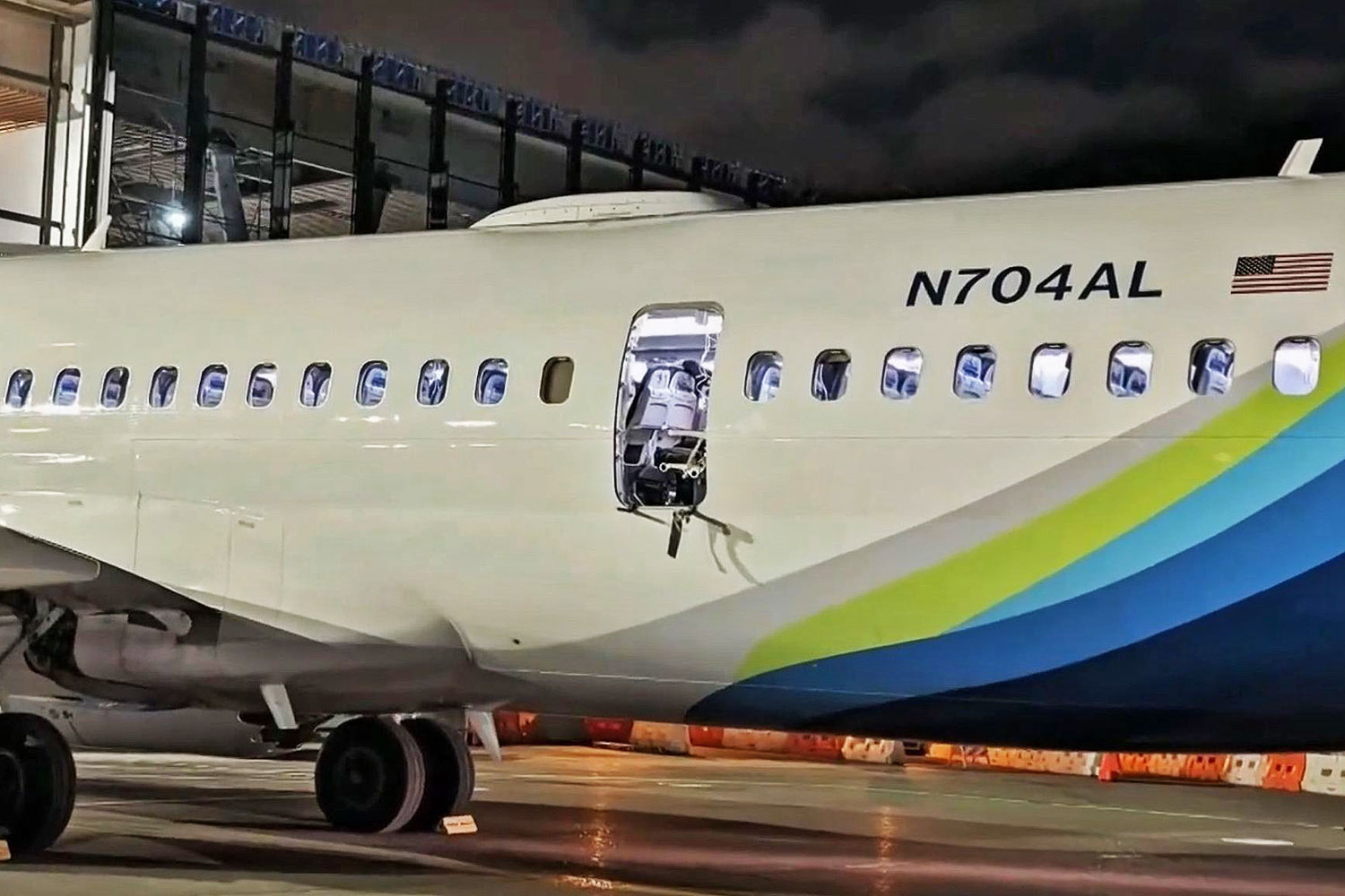 The door plug lost by Alaska's 737 MAX 9