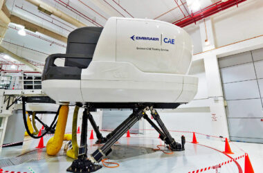Embraer CAE E2 flight simulator in Singapore