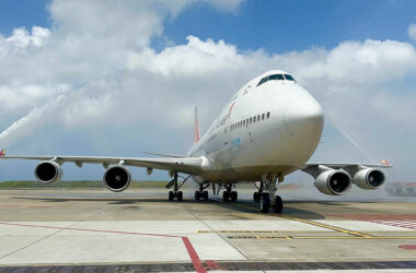 Asiana Boeing 747-400 farewell flight