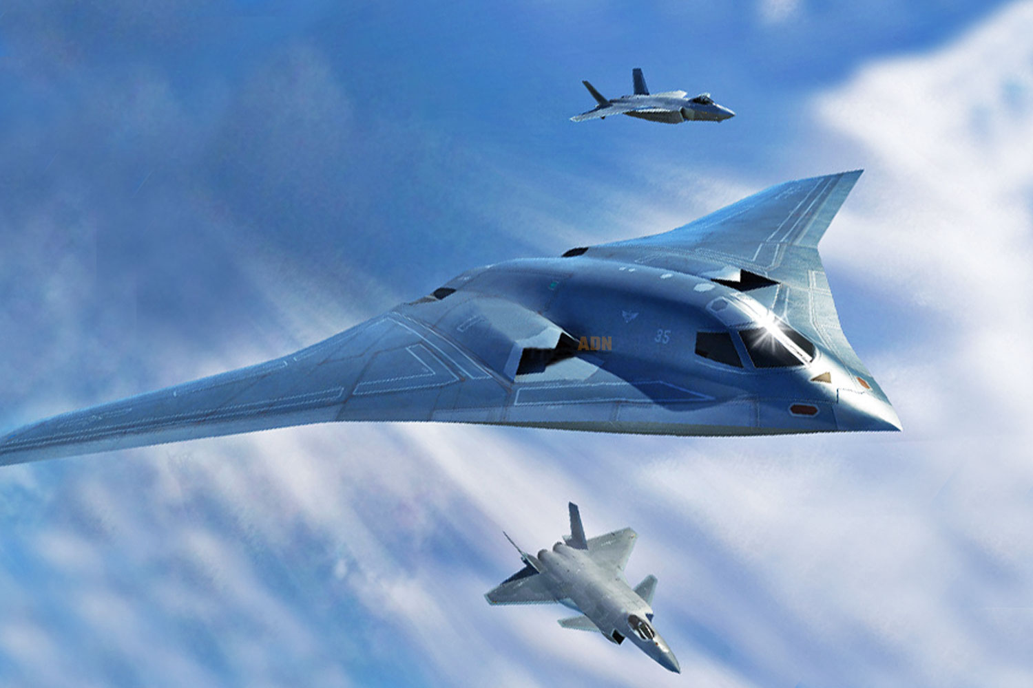 Xian H-20 stealth bomber rendering