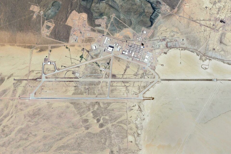 Sattelite image of Area 51 air base