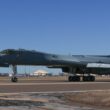 The B-1B Lancer bomber that was restored to flying condition