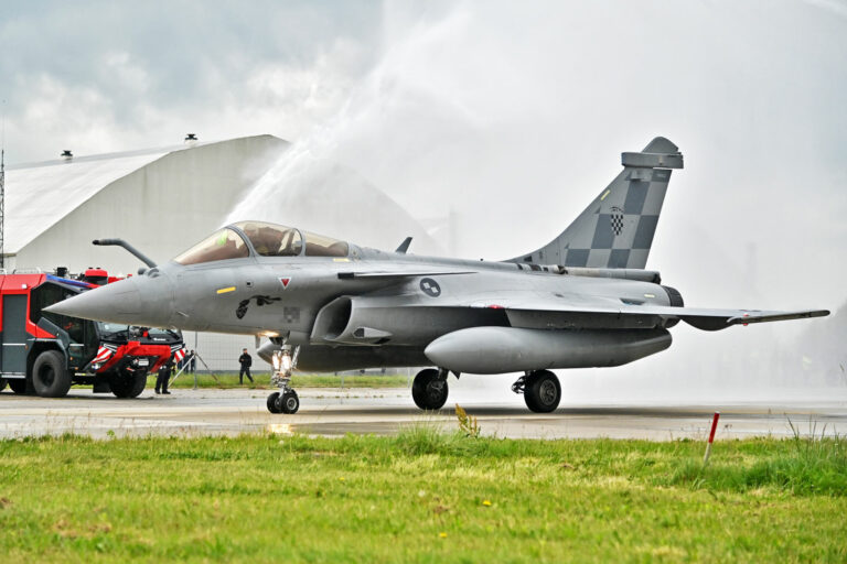 Croatia's first batch of six Dassault Rafale fighters