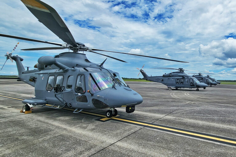 MH-139A Grey Wolf helicopters