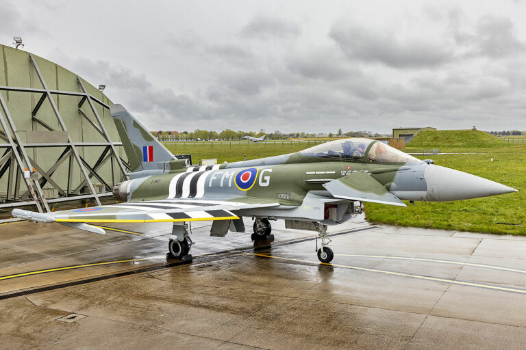 Typhoon ZJ913 with livery in honor of the 80th anniversary of D-Day