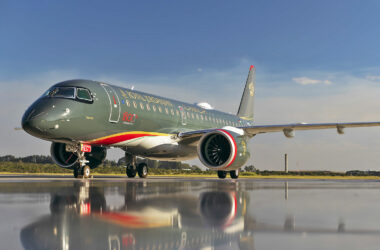The 1800th E-Jet is an E190-E2 leased by Azzora to Royal Jordanian Airlines
